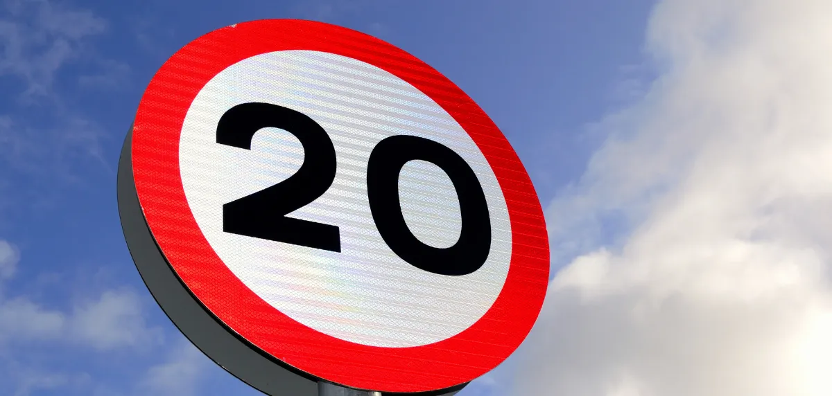 Image for the article Countdown to rollout of 20mph in Powys