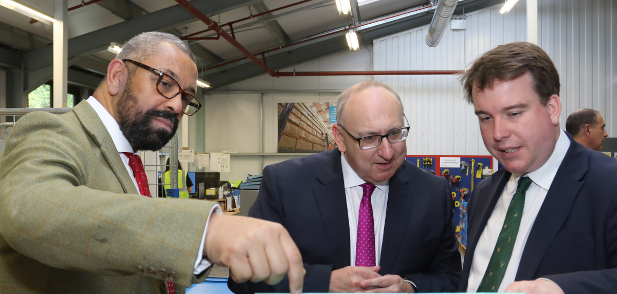 The image for Foreign Secretary tours local business