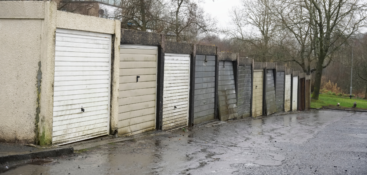 The image for Council garages might be demolished for housing