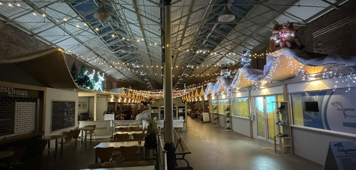 Image for the article Market hall gets festive makeover