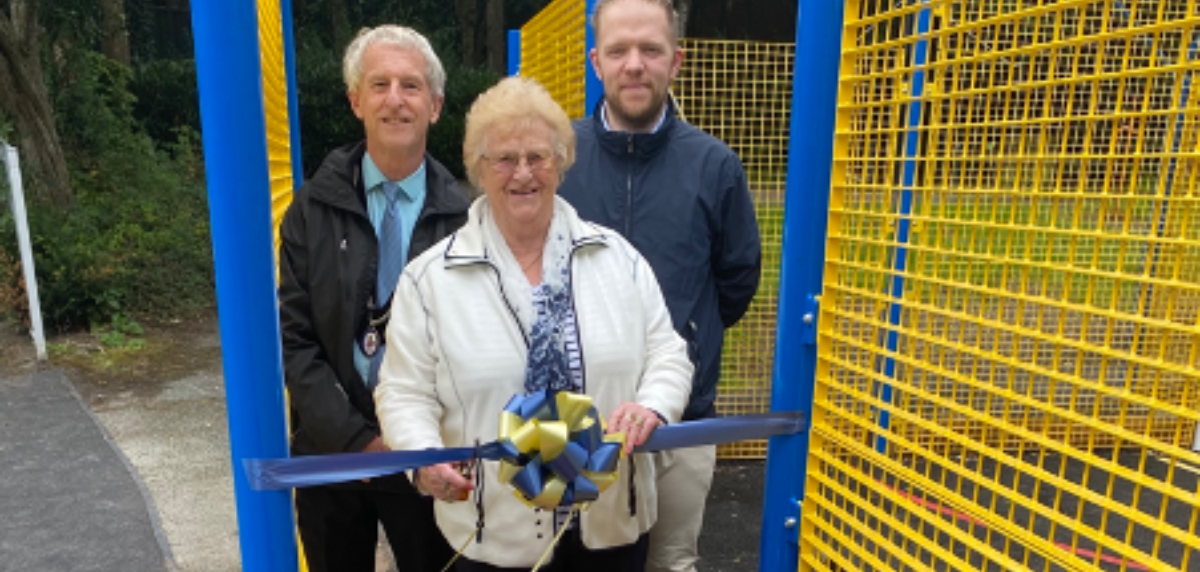 The image for New town centre MUGA opens