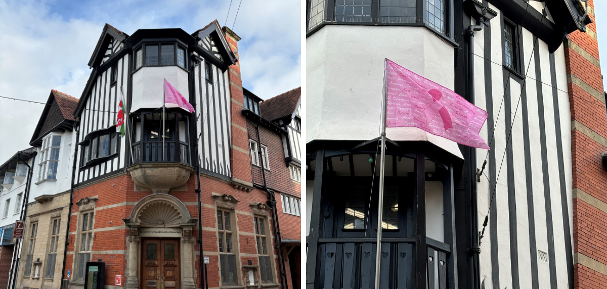 The image for Town goes 'pink' to raise awareness