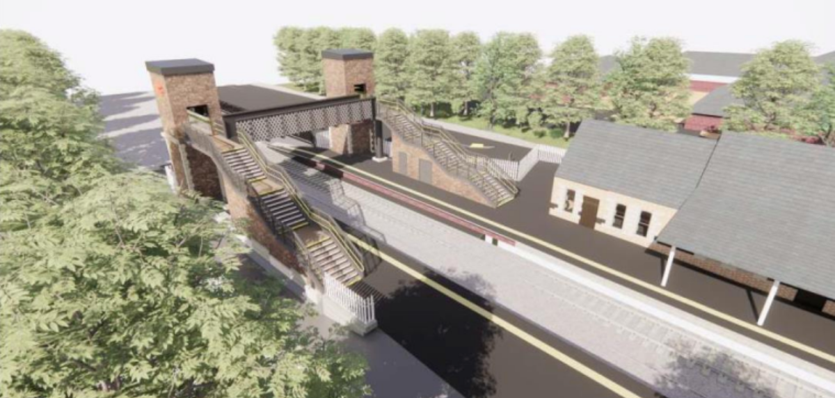 The image for Plans for new railway footbridge move closer