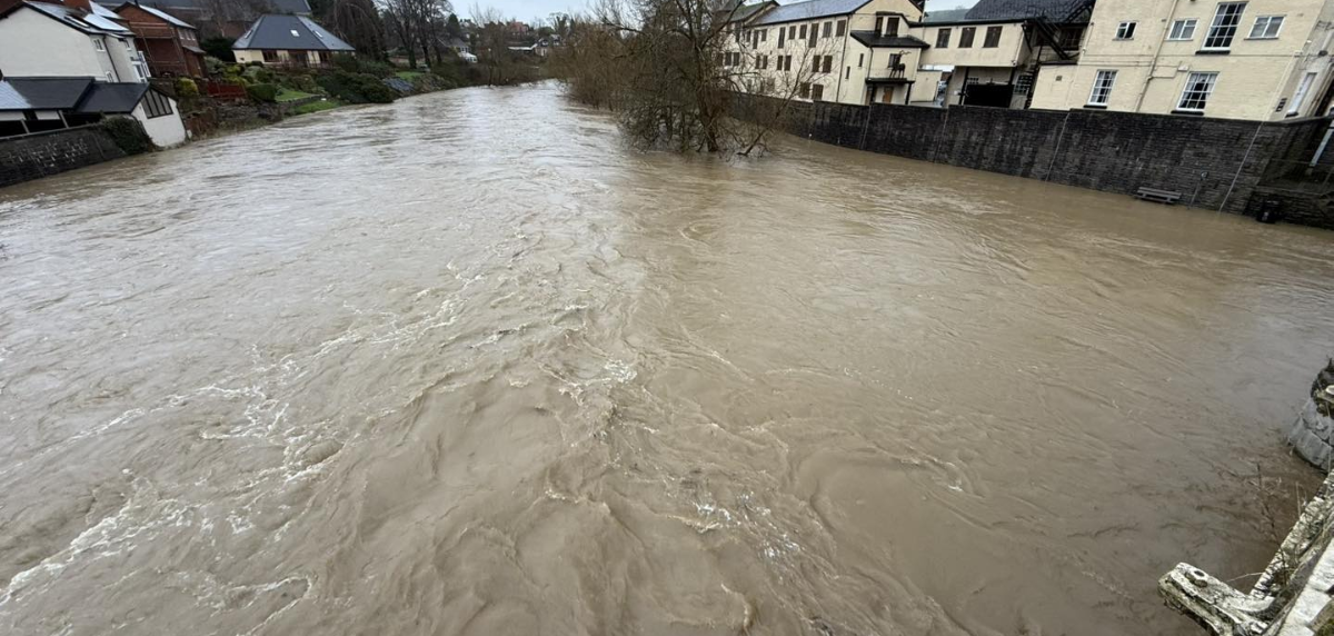 The image for River levels nearly hit record high