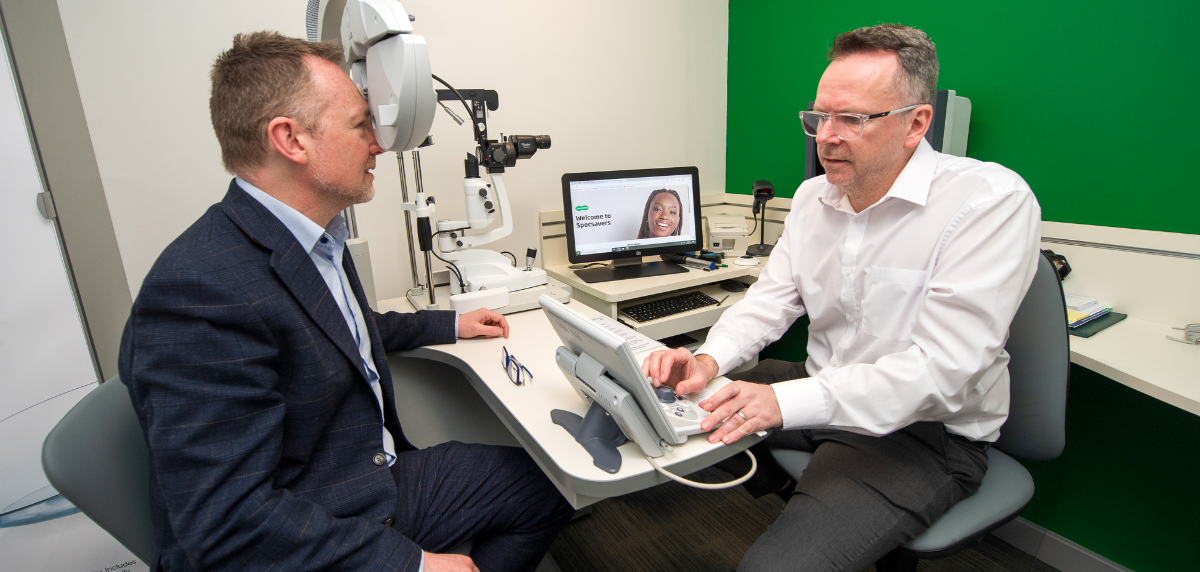 The image for MS visits local opticians who provide NHS services